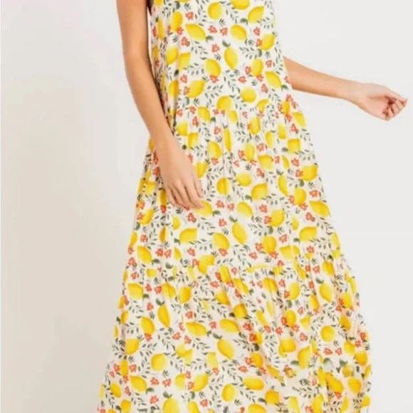 Tribal Sunflower Print Maxi Dress - Picture 2 of 11